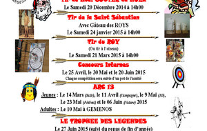 Dates des Animations (mise à jour)