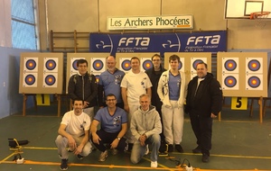 Résultats du concours en salle Archers Phocéens